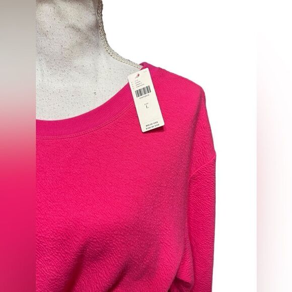 Maeve by Anthropologie | Smoked Long Sleeve Top | Pink | large - Picture 3 of 7